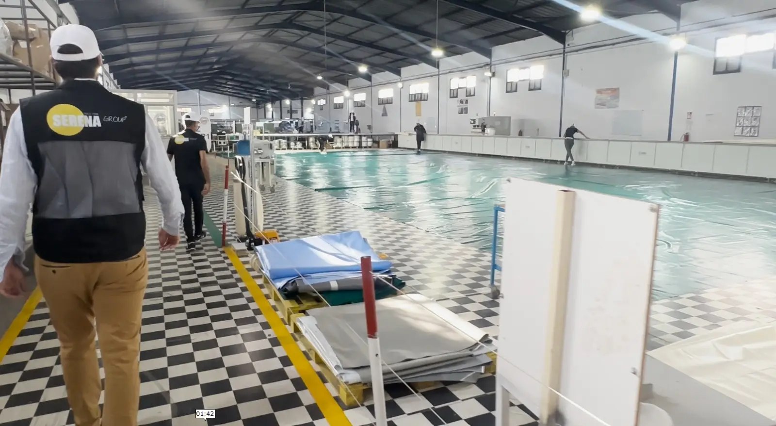 Usine Serena Group – inspection et fabrication grandes citernes souples