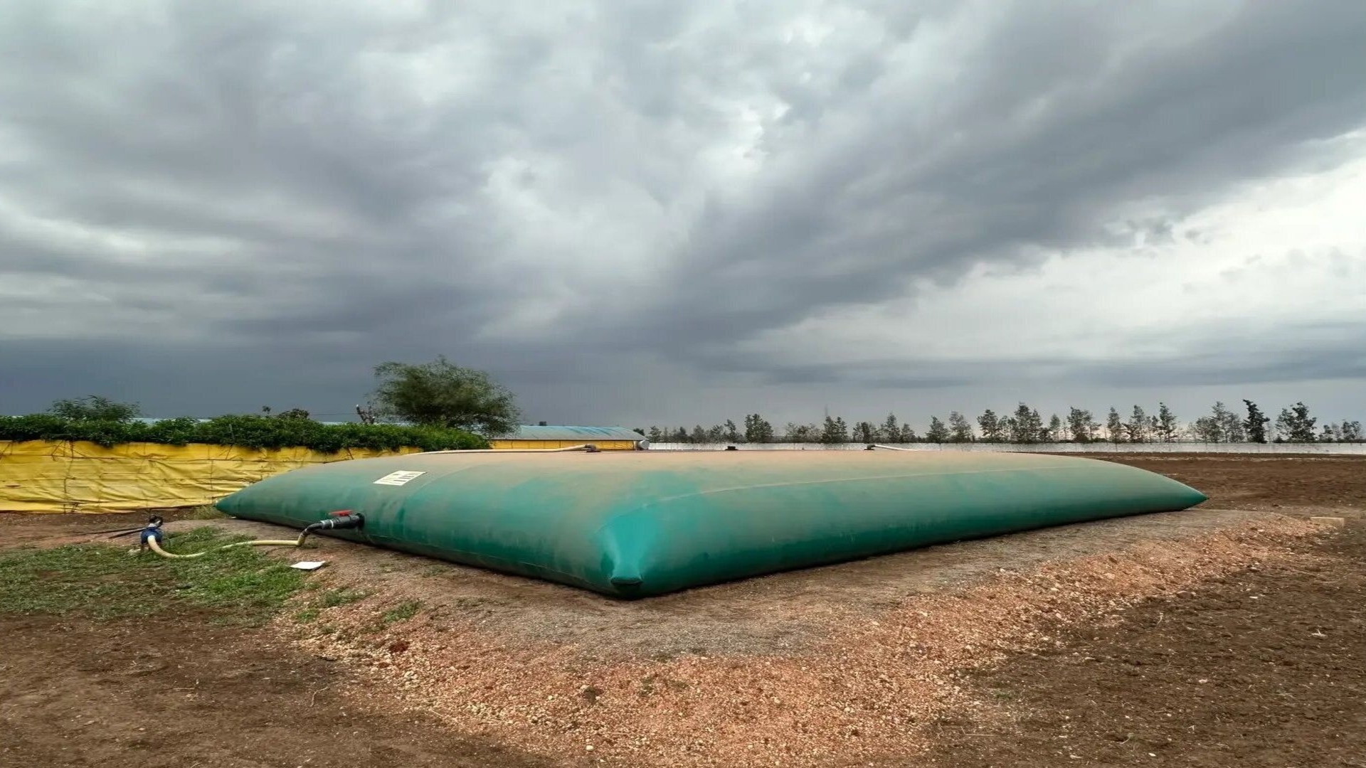 Citerne souple verte pour agriculture – idéale stockage eau de pluie et irrigation