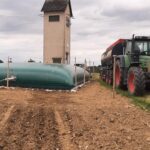Cuve souple pour engrais liquide utilisée en agriculture